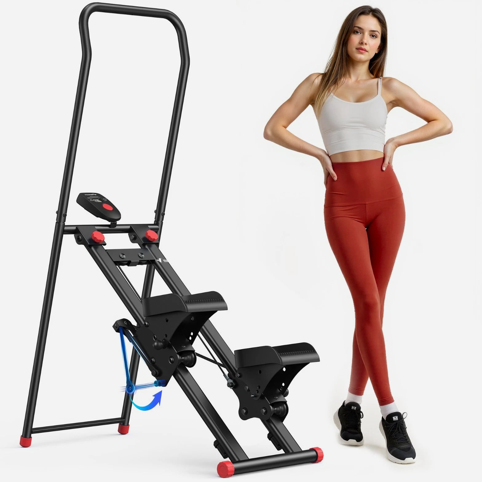 MERACH Stair Stepper for Home Gym Full-Body Workout Adjustable Handlebar/Pedal