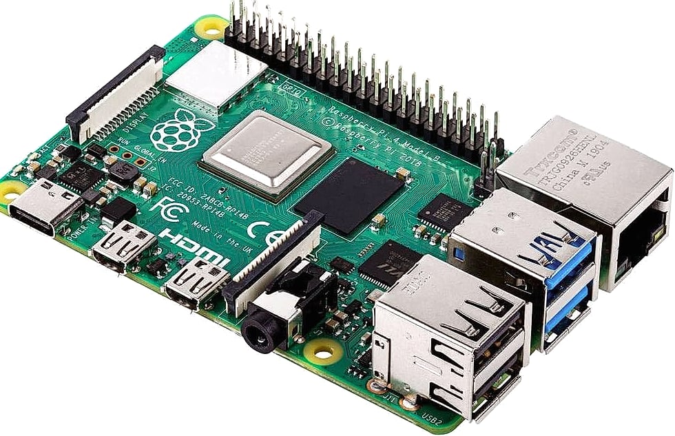 Raspberry Pi 4 Model B development board computer