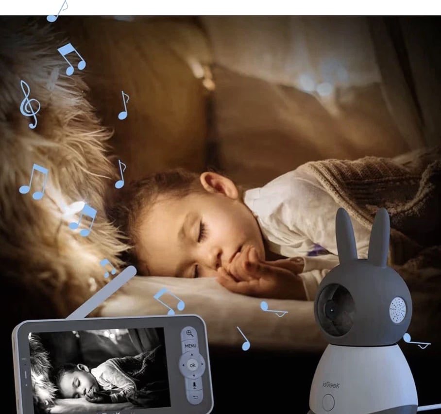 ieGeek Baby Monitor with 2K HD Resolution, Pan-Tilt-Zoom Video Baby Monitor Cam