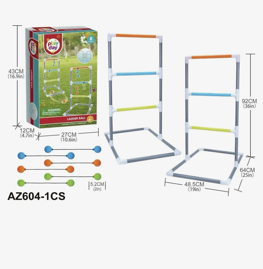 Play Day Ladder Ball - Toy Sports Equipment & Outdoor Game, Children Ages 6+ NEW