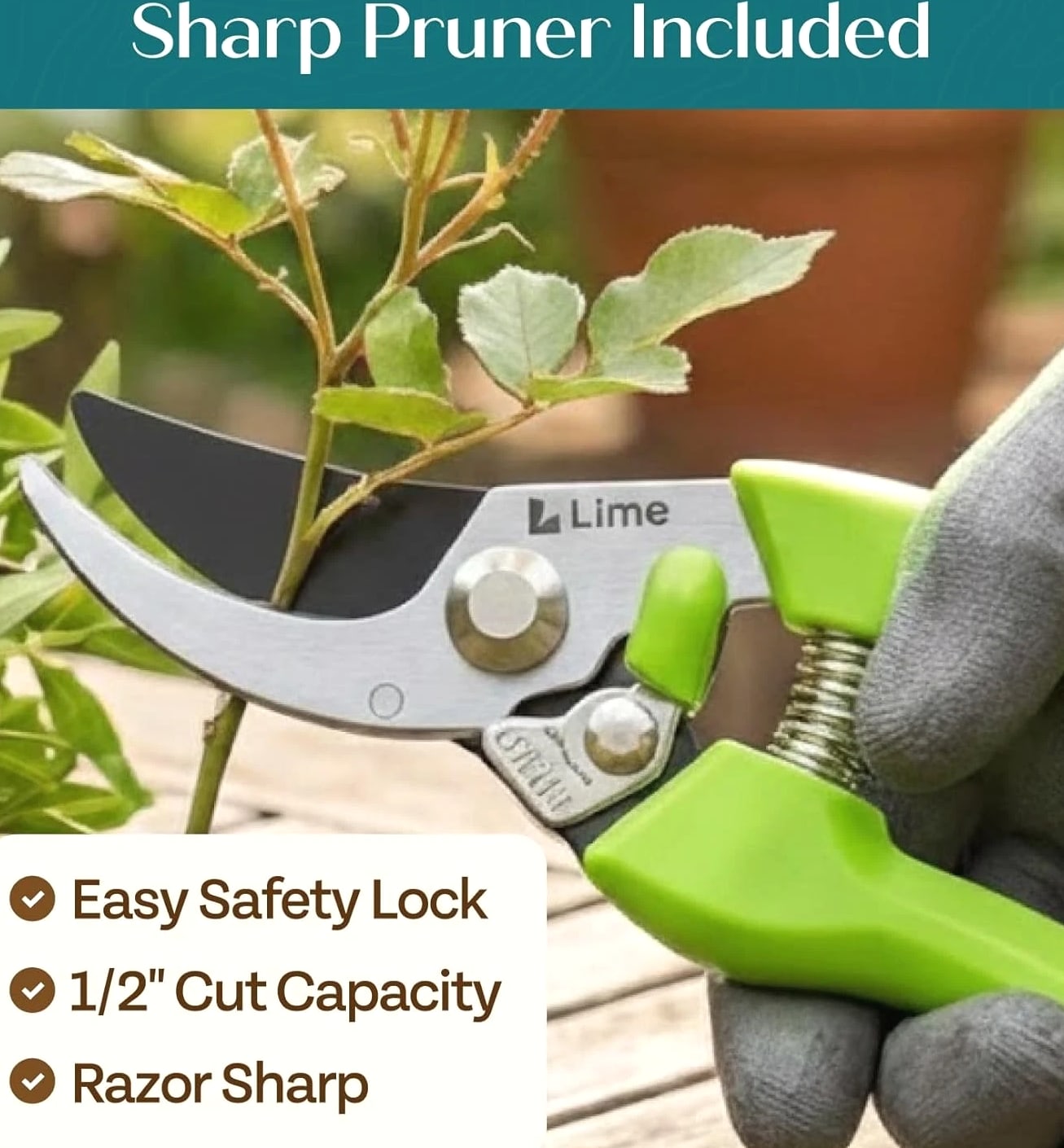 Ergonomic Gardening Tools Set - Complete Kit for Home Gardeners & Enthusiasts