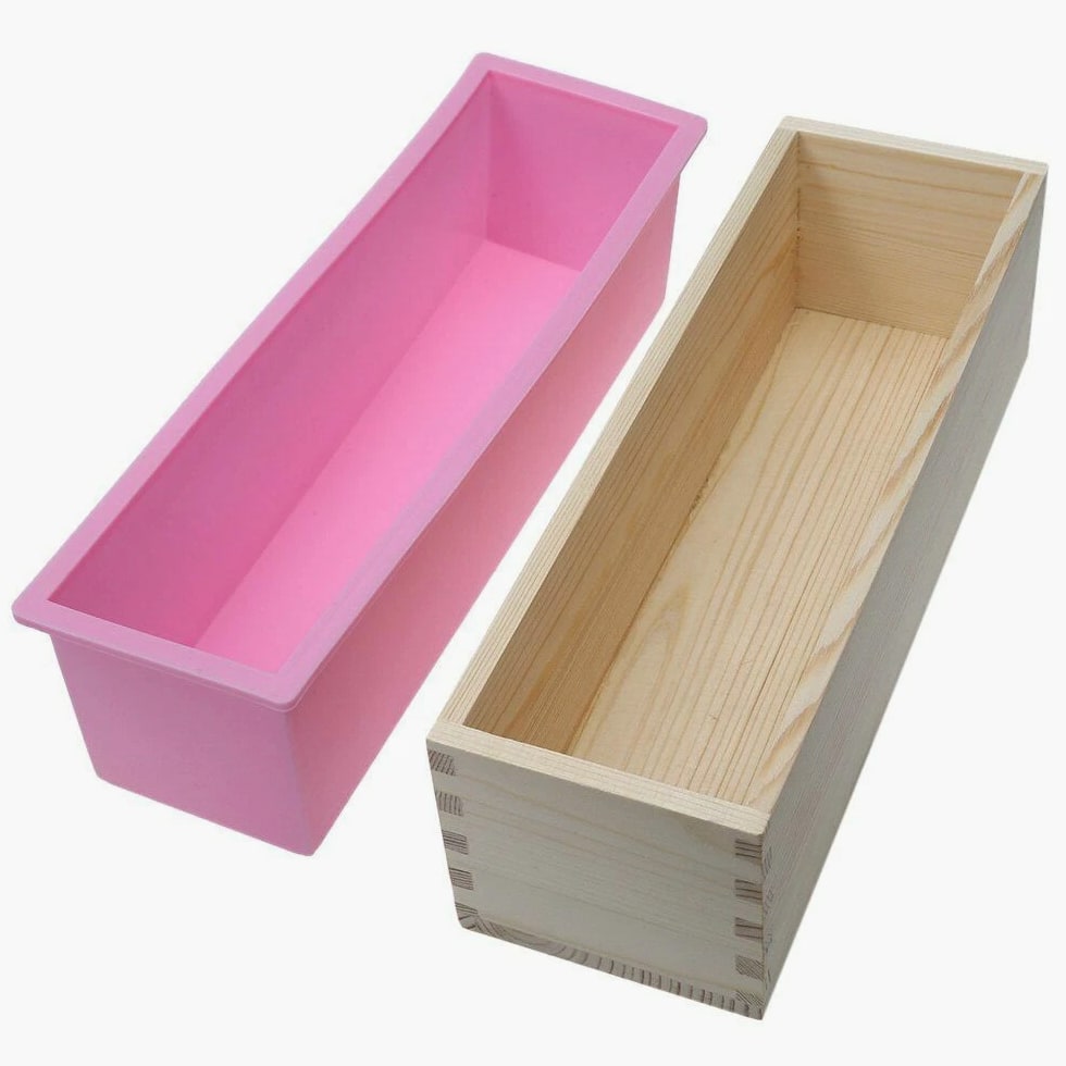 11" 42oz Silicone Soap Mold - Rectangle Soap, Baking, Cake Mould DIY Handmade Tool