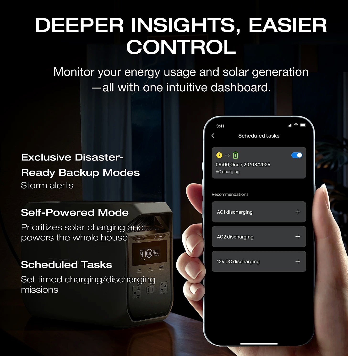 EcoFlow DELTA 3 1024Wh LiFePO4 Portable Power Station