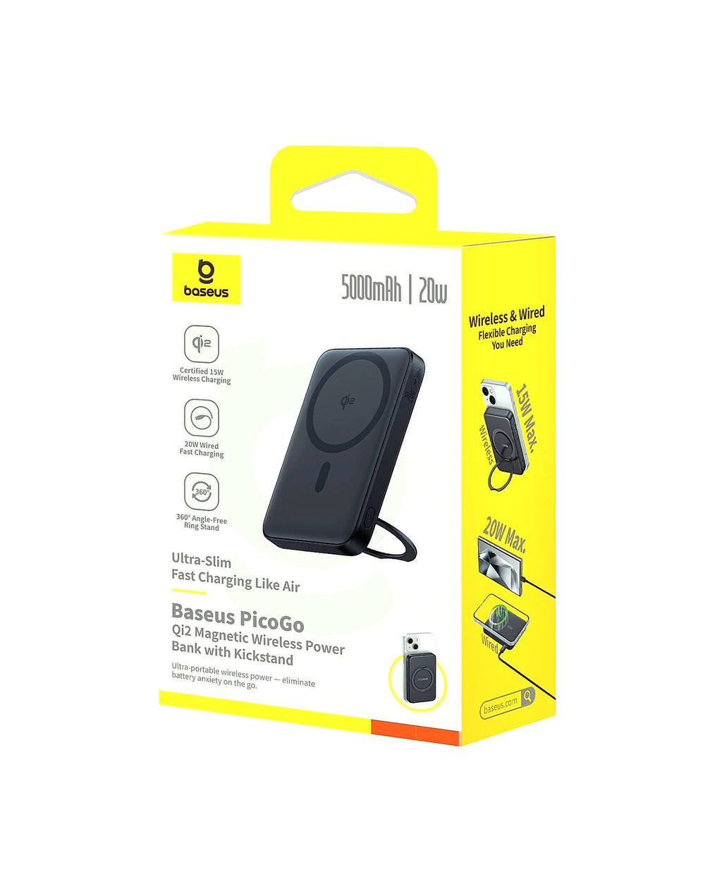 Baseus PicoGo 5000mAh Qi2 Magnetic Wireless Power Bank