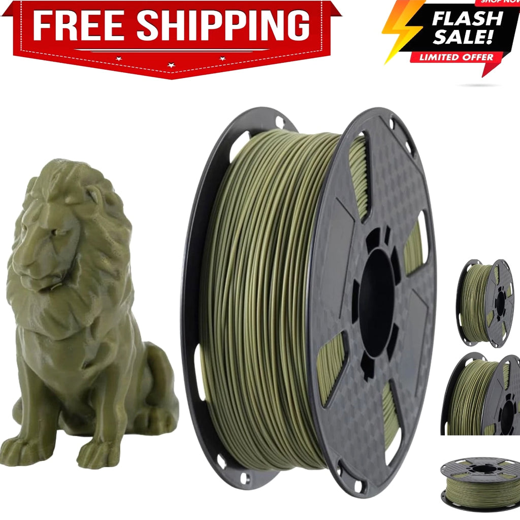 Max PLA Filament Army Green 1.75mm 1KG 3D Printer Filament FDM 3D Printing Ma...