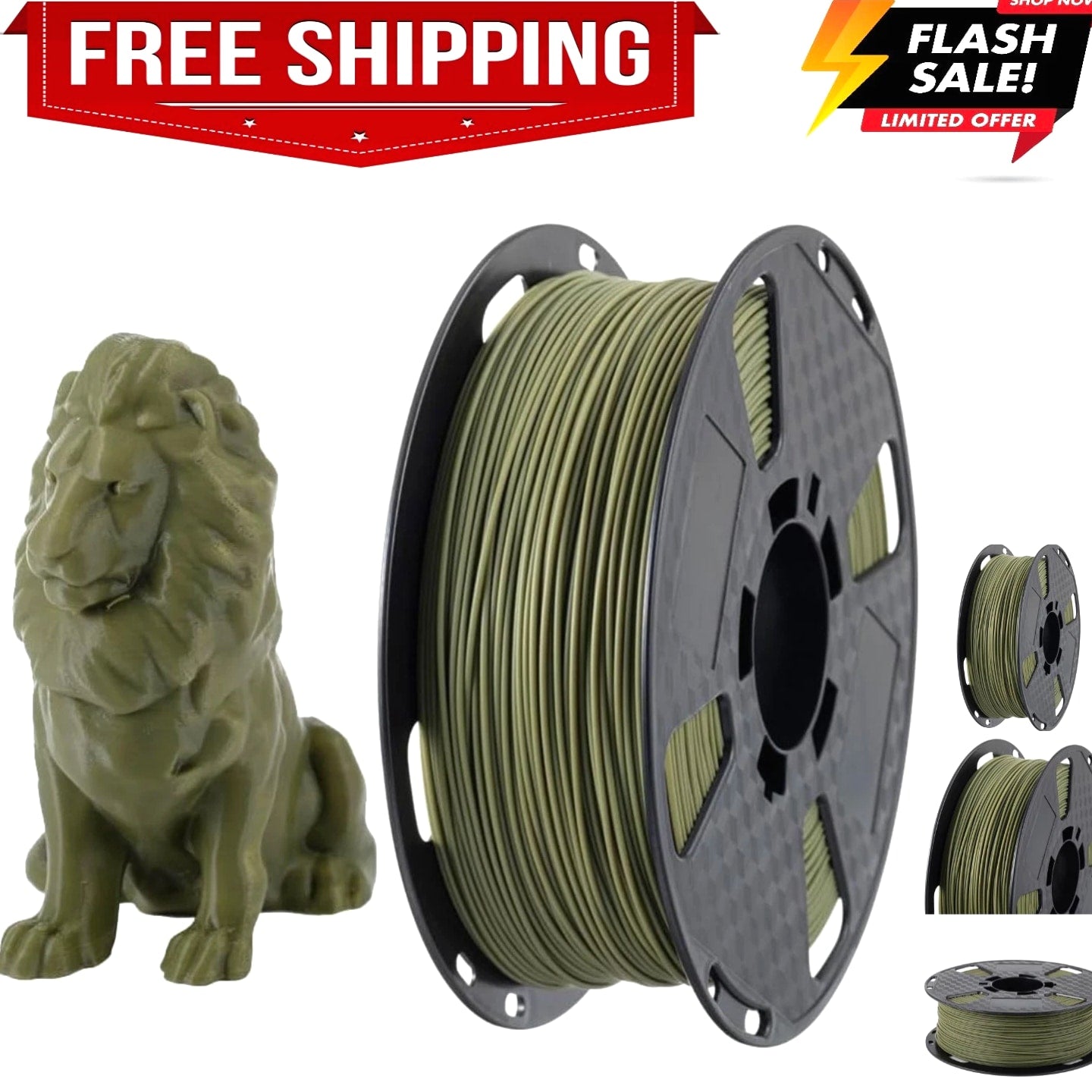 Max PLA Filament Army Green 1.75mm 1KG 3D Printer Filament FDM 3D Printing Ma...