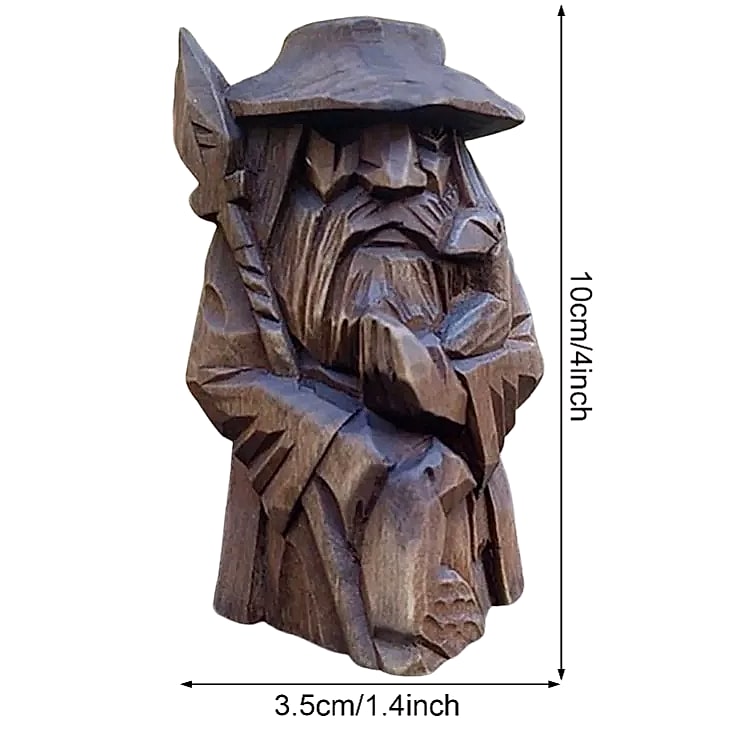 Norse Viking Odin Resin Statue Garden Ornament