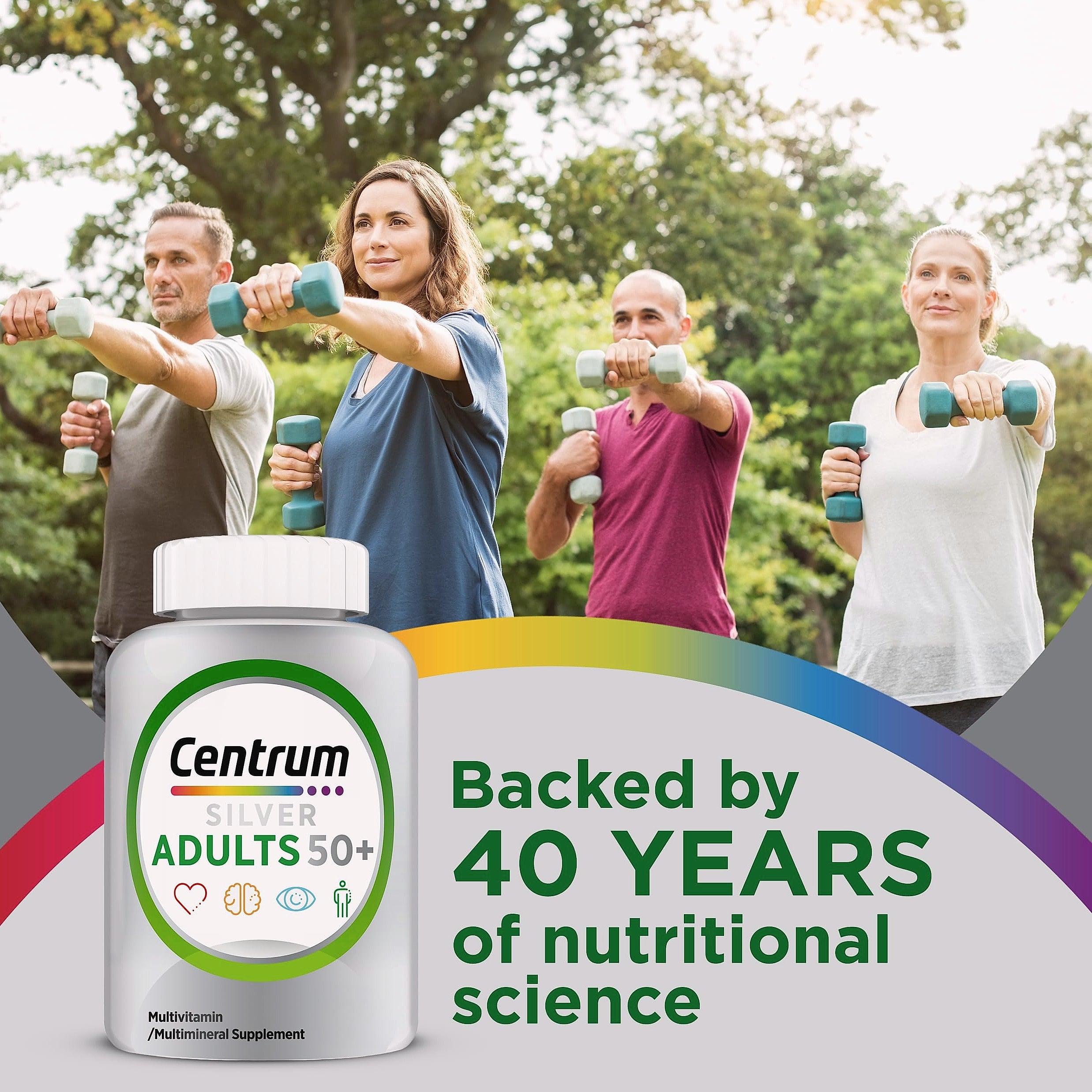 Centrum Silver Multivitamin for Adults 50 Plus, 125 Count