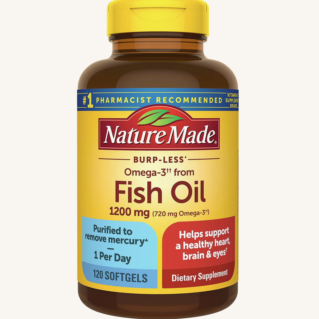 Nature Made Fish Oil 1200 mg Omega 3 Softgels, 230 Count