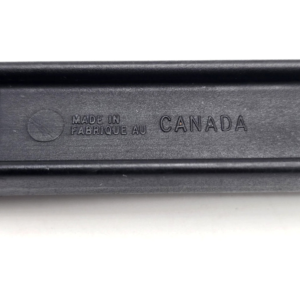 Vintage T-FAL Black Nylon Slotted Strainer Spoon 12.5" Heat Resistant, Made In Canada