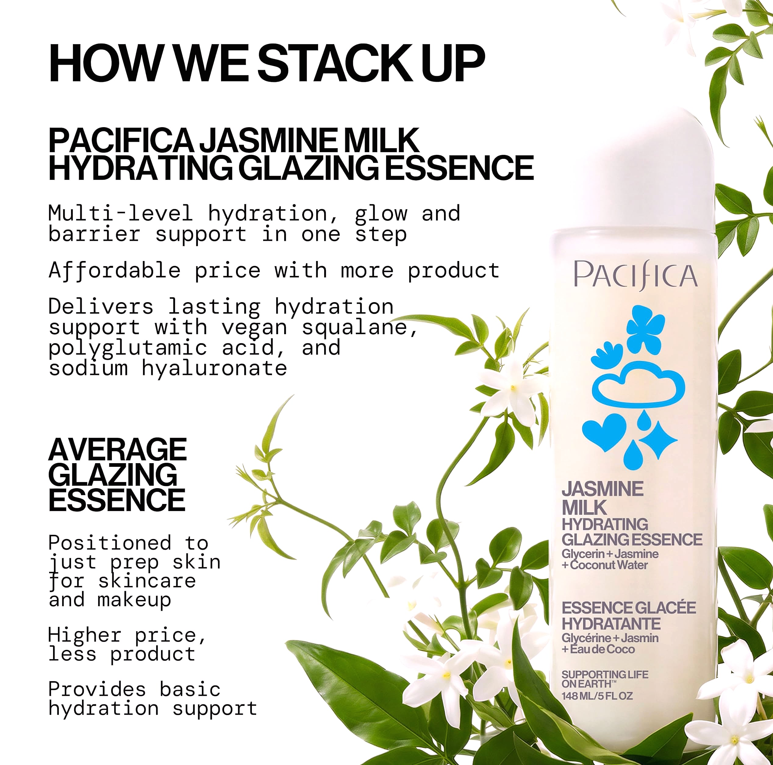 Pacifica Hydrating Glazing Facial Essence with Squalane