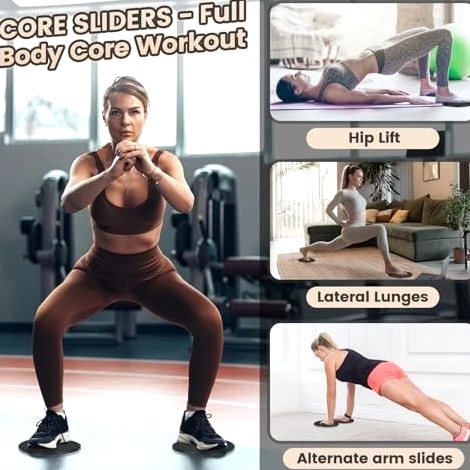 Pilates Essentials Kit for Home Workouts Women, Black Pilates Equipment Set