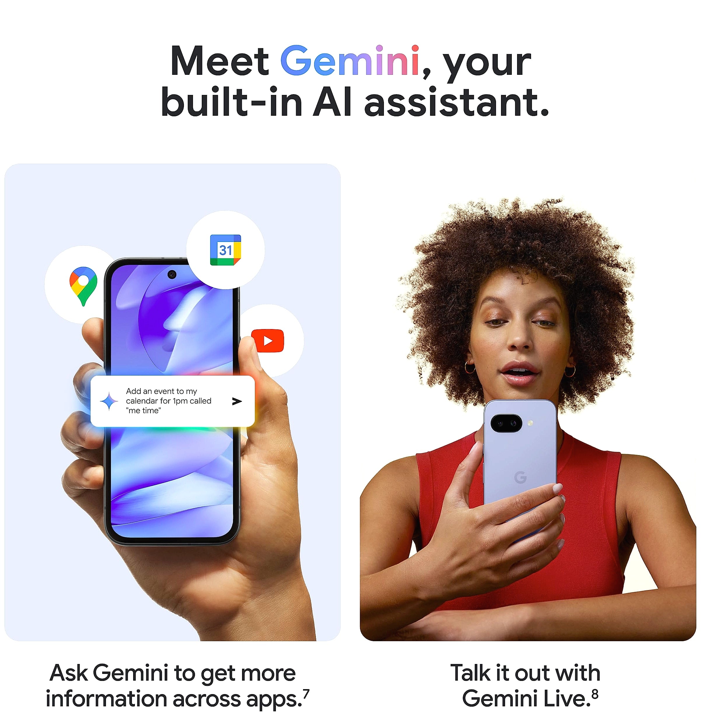 Google Pixel 9a Unlocked Android Smartphone with Gemini AI