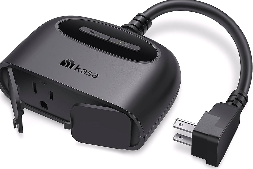 Kasa Smart Outdoor Plug EP40 with 2 Sockets, IP64 Weather Resistant