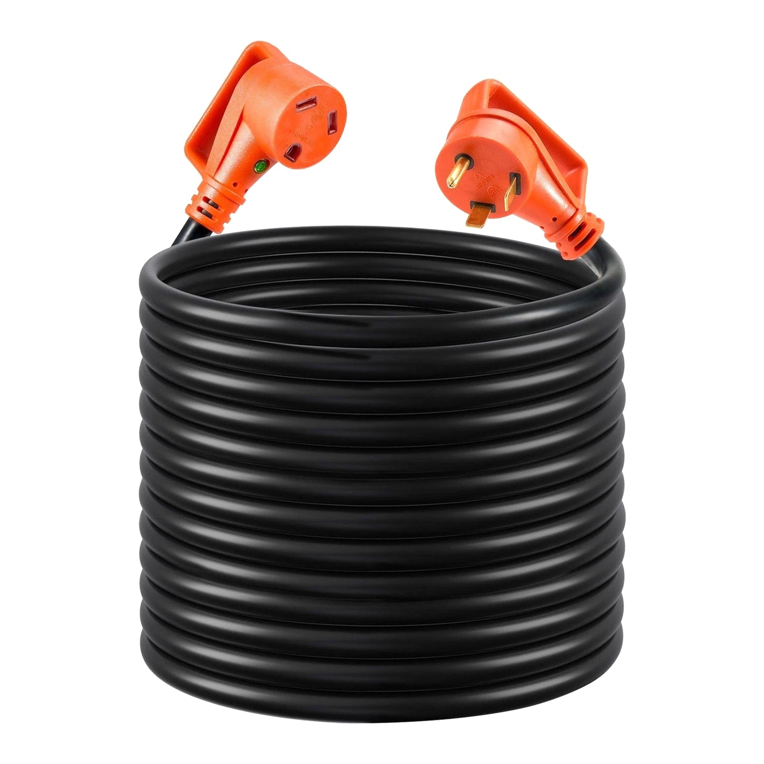 100 FT RV Extension Cord, 30 Amp, 125V 2500W Heavy Duty STW 10/3 Gauge Wire, NEM