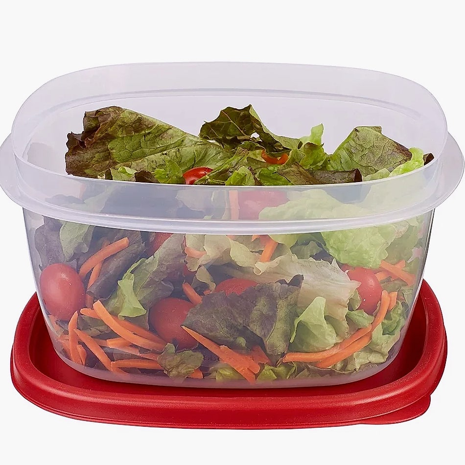 Stackable Square Food Storage Container 14 Cup BPA-Free
