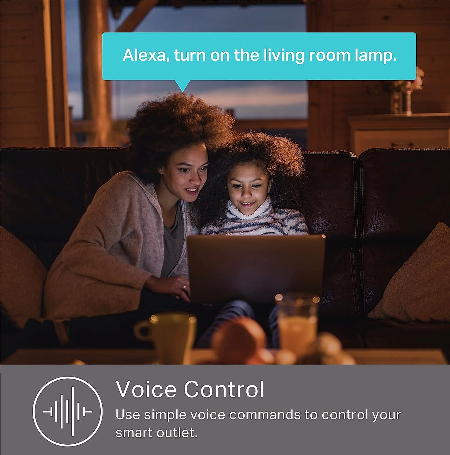 Kasa Smart KP200 In-Wall Wi-Fi Outlet with Voice Control