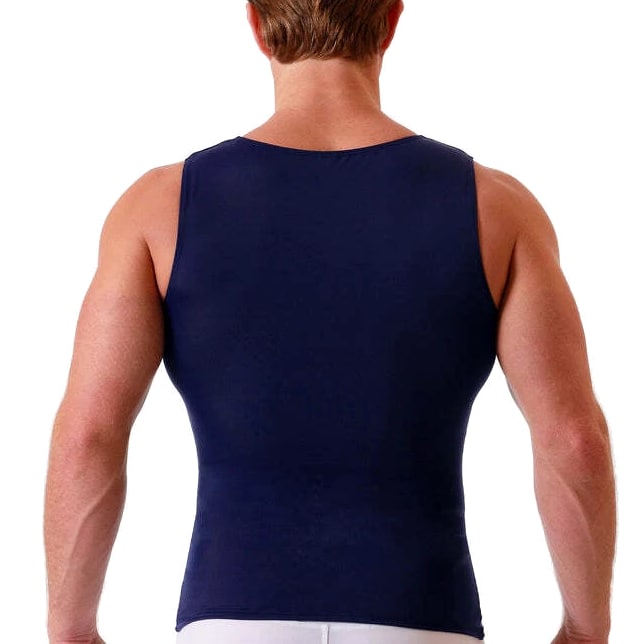 Insta Slim -Made in USA- Medium Compression Activewear Mens Tank-Top Undershirt