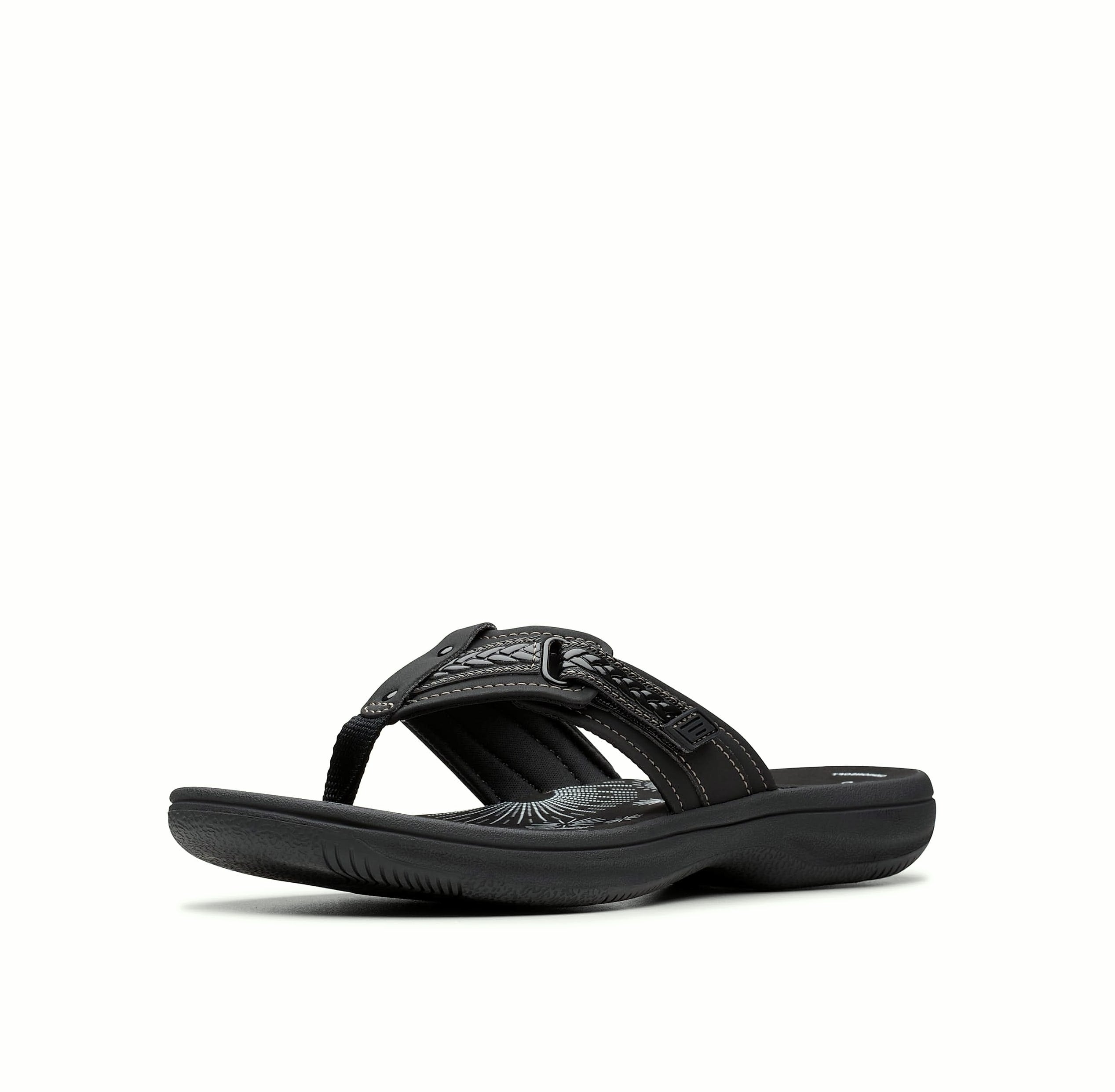Clarks Women's Breezey Sun Sandal Cloudstepper Comfort