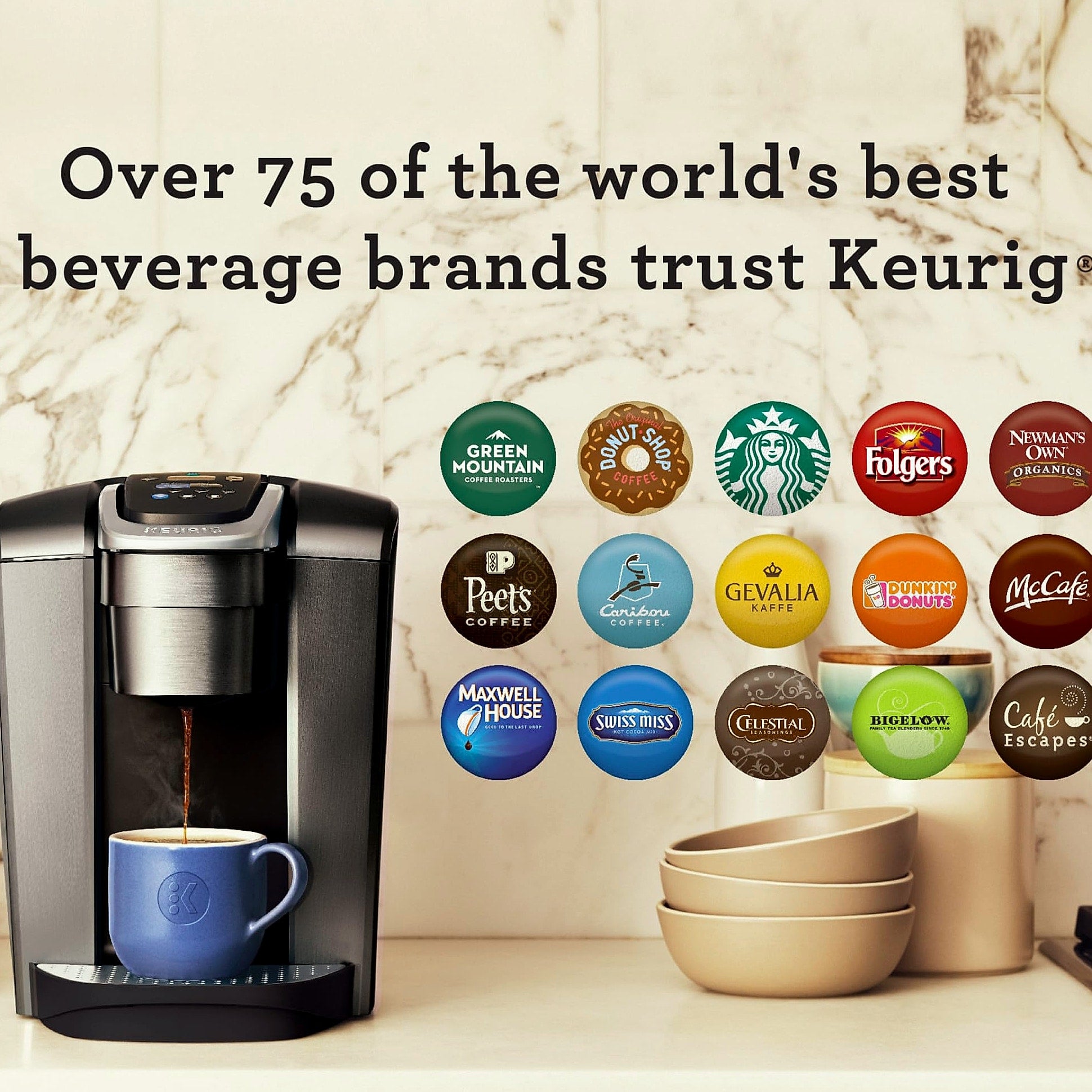 Keurig K-Elite Single Serve Coffee Maker with Strength Control