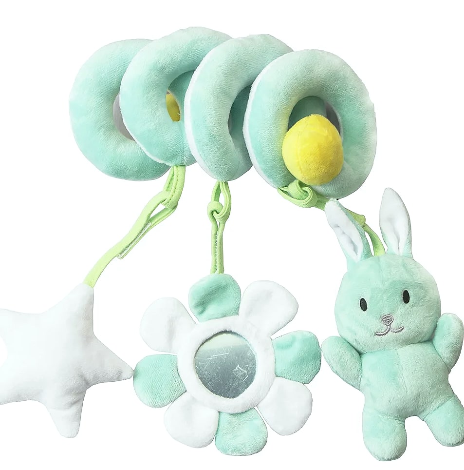 QWZ Infant Spiral Activity Hanging Toys for Car Seat Stroller Crib