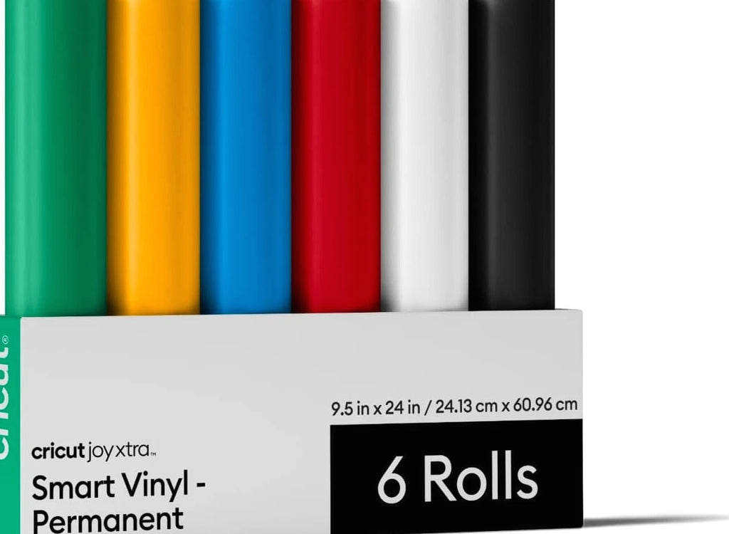 Smart Permanent Vinyl for Joy Xtra Machine, Sampler Pack (9.5In X 24In, 6 Sheets