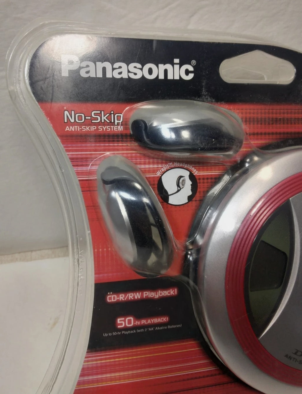 Panasonic Portable CD Player SL-SX330 Red and Silver with Earphones - NEW SEALED