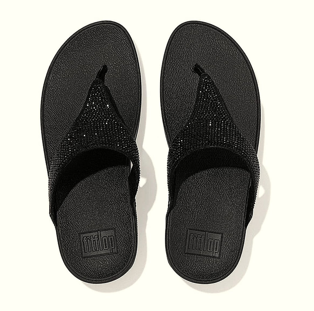 FitFlop Women's Lulu Crystal Toe-Post Sandal