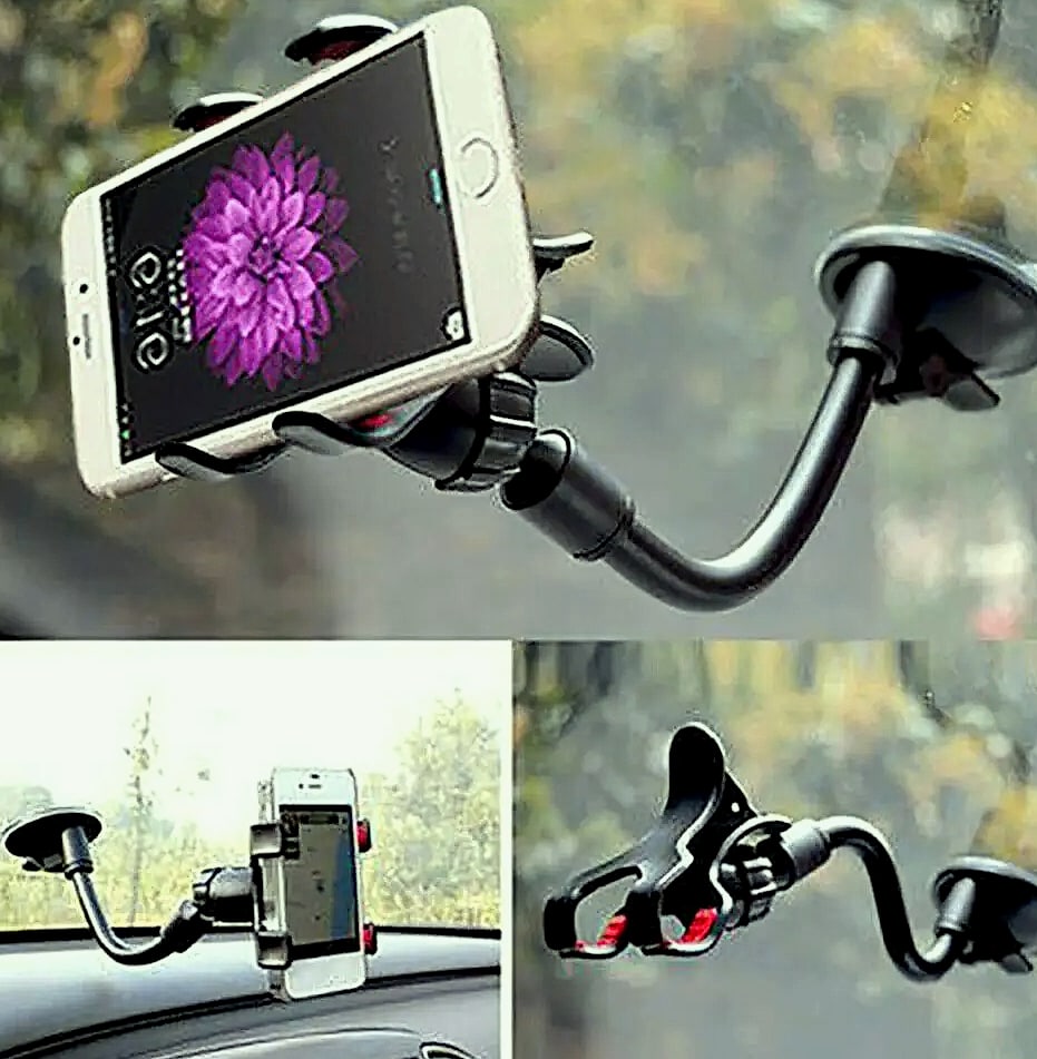 360 Degree Car Windshield Mount Phone Holder Suction Cup