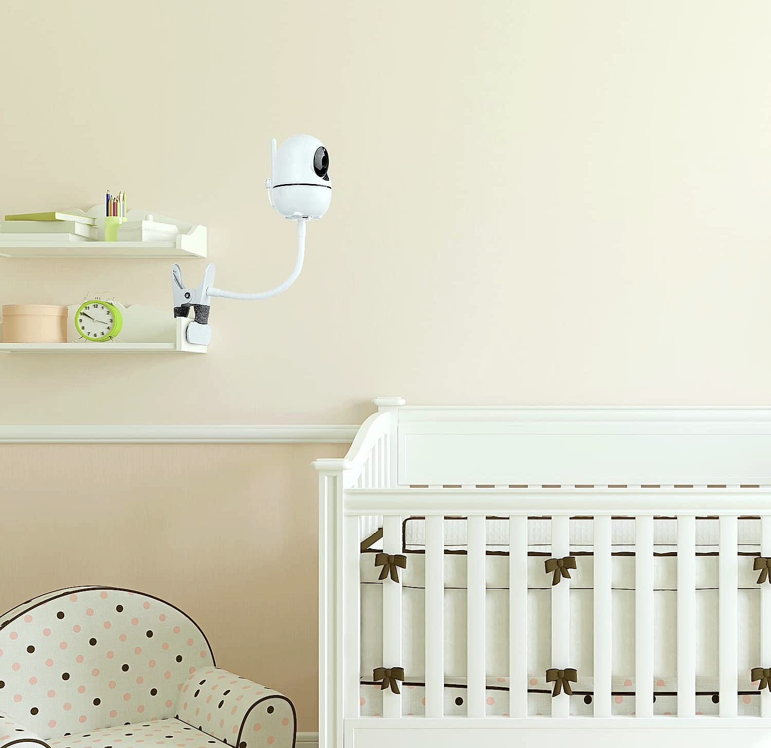 iTODOS Baby Monitor Mount Flexible Clip Holder