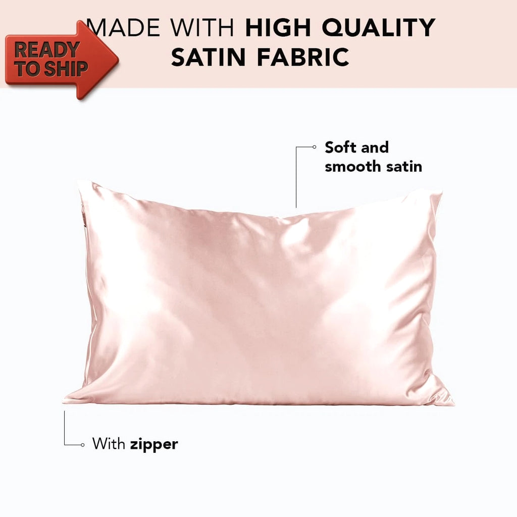 Satin Pillowcase, Softer than Silk Pillow Cases King, Cooling Pillow Covers, Sa