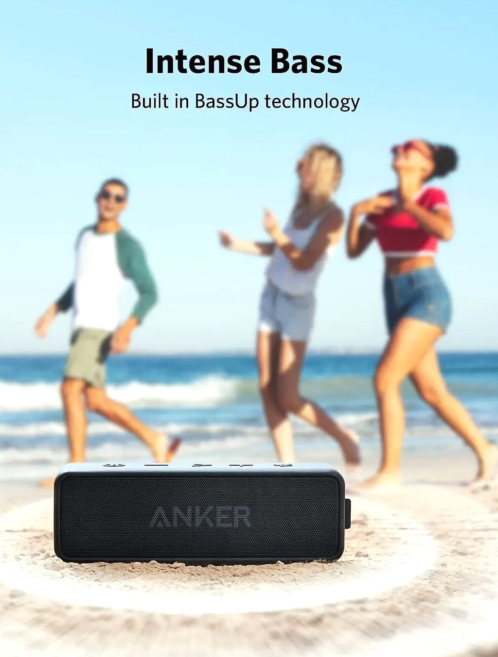 Anker Soundcore 2 Portable Bluetooth Speaker, 24hr Battery