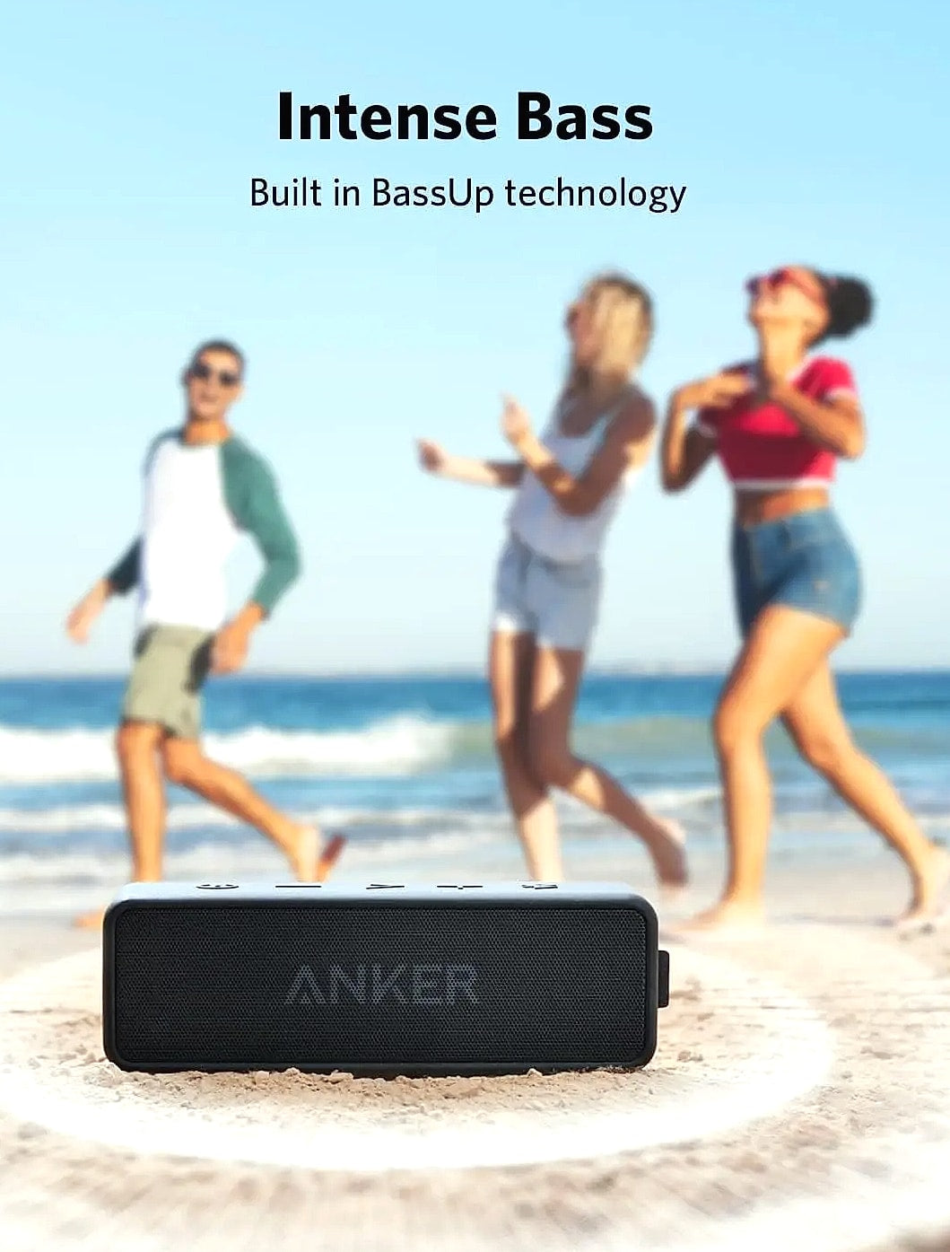 Anker Soundcore 2 Portable Bluetooth Speaker, 24hr Battery
