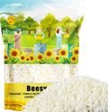 White Beeswax Pellets - 428G Beeswax Pastilles Bulk Bees Wax Triple Filtered