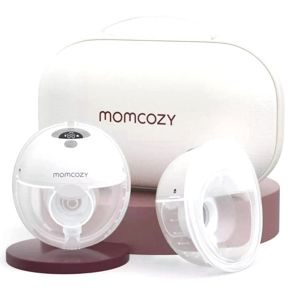 Momcozy M5 Wearable Breast Pump 2PCS Cozy Red Hands Free New