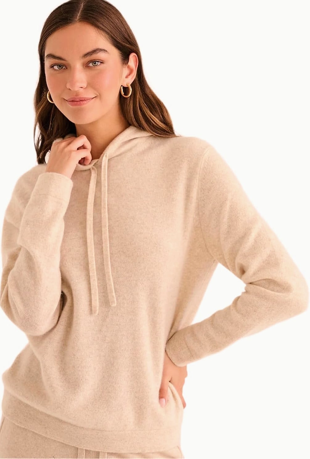 NAADAM Womens Off-Duty Cashmere Hoodie