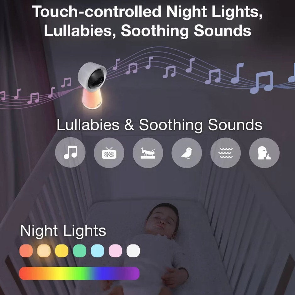 V-Tech 5.5" HD Smart Fixed Position Video Baby Monitor