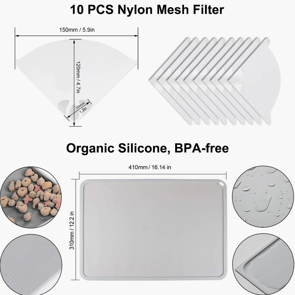 Resin 3D Printer Kit - Including Cleaning Silicone Pad and Stainless Steel Funnel...