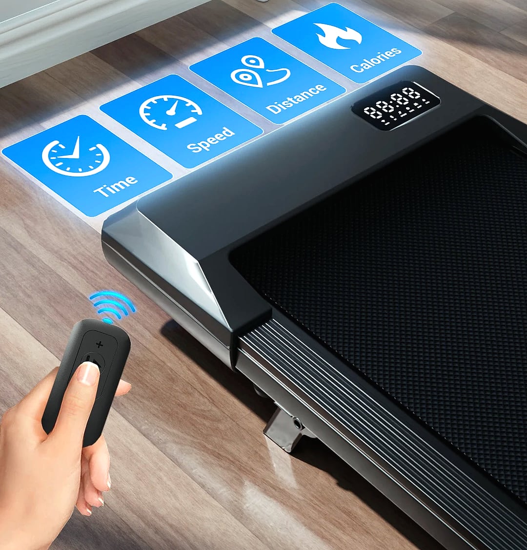 Superun 2.5HP Foldable Under Desk Treadmill Walking Pad