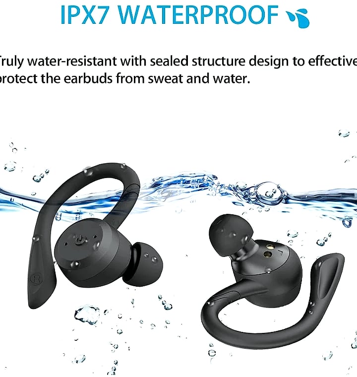 GDLYL Waterproof Bluetooth Earbuds IPX7 TWS Wireless Headset