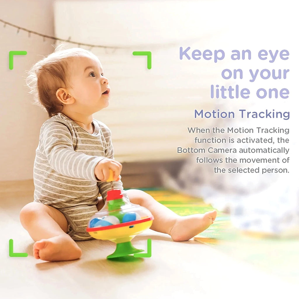 ✅ Hubble Smart Baby Monitor Dual View Wi-Fi for Toddlers 5" Parent Unit Viewer ✅