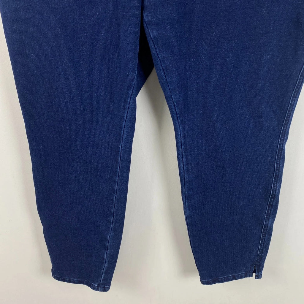 Quacker Factory DreamJeannes Pull-On Leggings w/ Pockets Jeggings XL Jeans