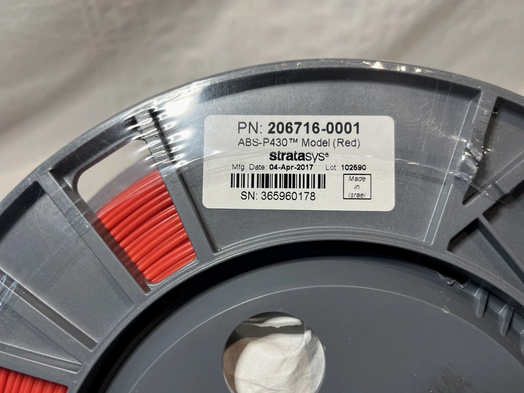 Stratasys ABS-P430 Filament Lot - 3 Spools - Red Black Blue Industrial 3D Print