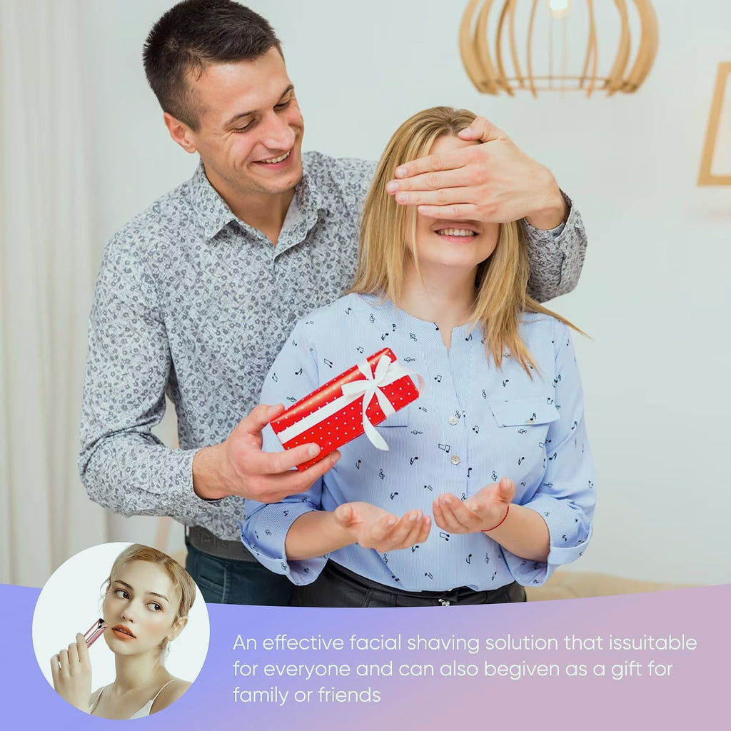 Claities Electric Facial Hair Remover with LED Light