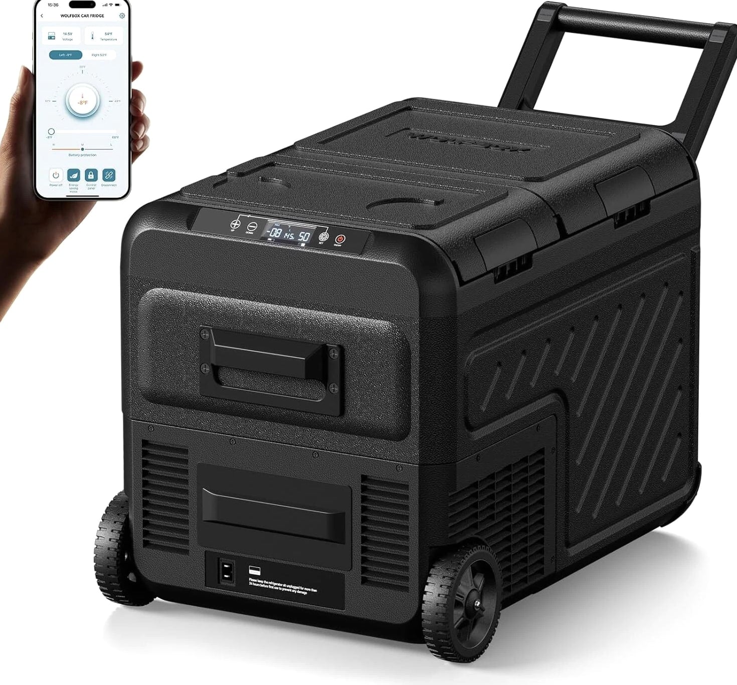 WOLFBOX 39/48/58qt Portable Freezer Fridge Cooler Car Camping Truck Refrigerator