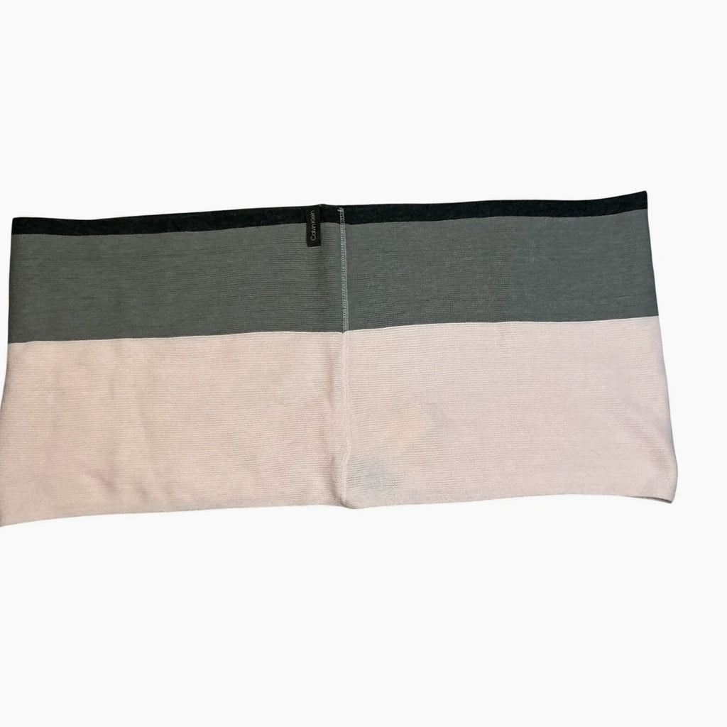 Calvin Klein Pink/Grey Flip-Top Glove Mittens and Infinity Scarf Gift Set NWT