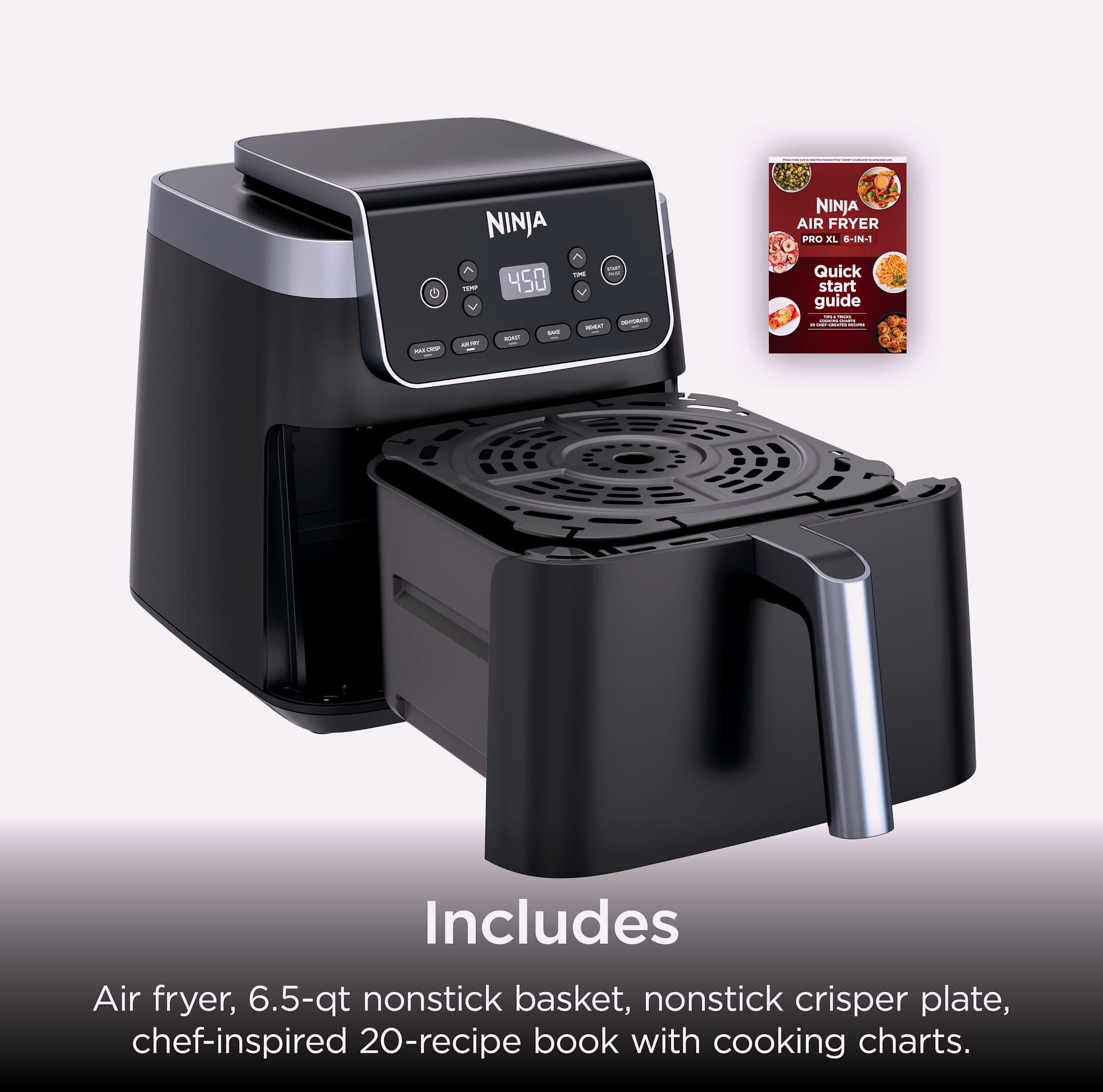 Ninja AF181 XL Air Fryer, 6.5 Qt, Max Crisp Technology