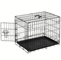 Sweetcrispy 24 Inch Single Door Dog Crate for Small Dogs