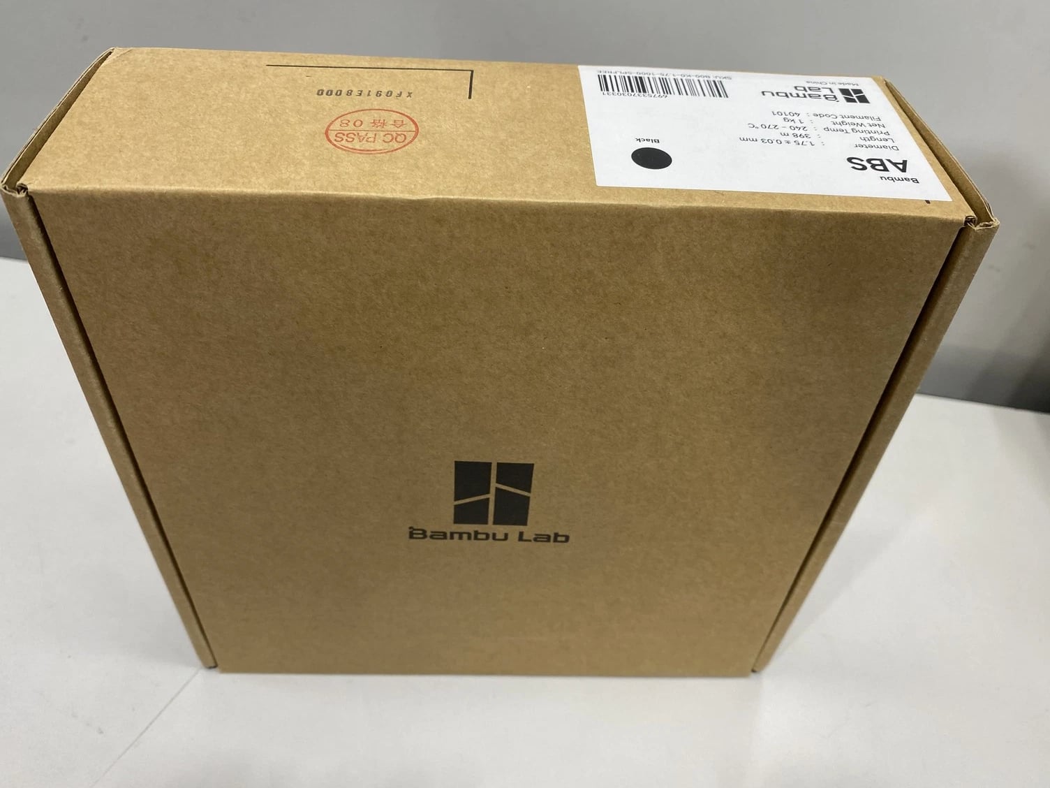 Bambu ABS 1.75/.03mm Black - 40101 Filament