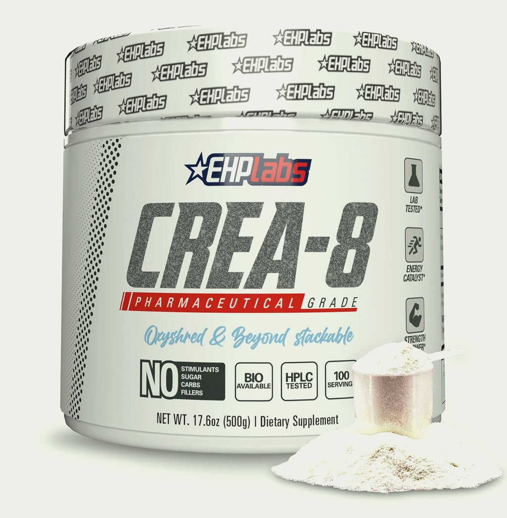 EHP Labs CREA-8 Micronized Creatine Monohydrate Powder 500g